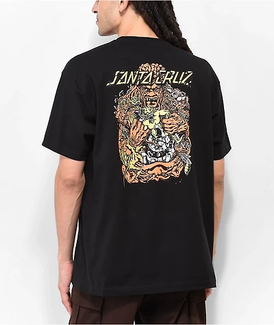 Santa Cruz Roskopp The Five Black T-Shirt