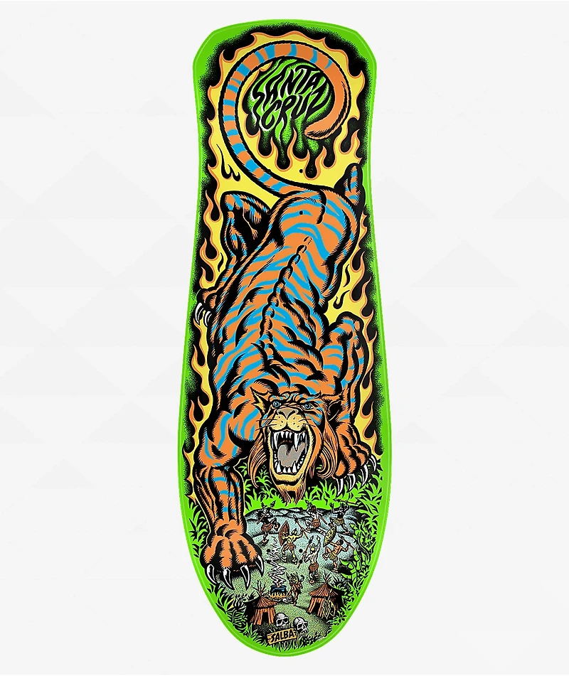 Santa Cruz Salba Tiger Reissue 10.3" Skateboard Deck