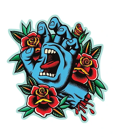Santa Cruz Screaming Flash Sticker
