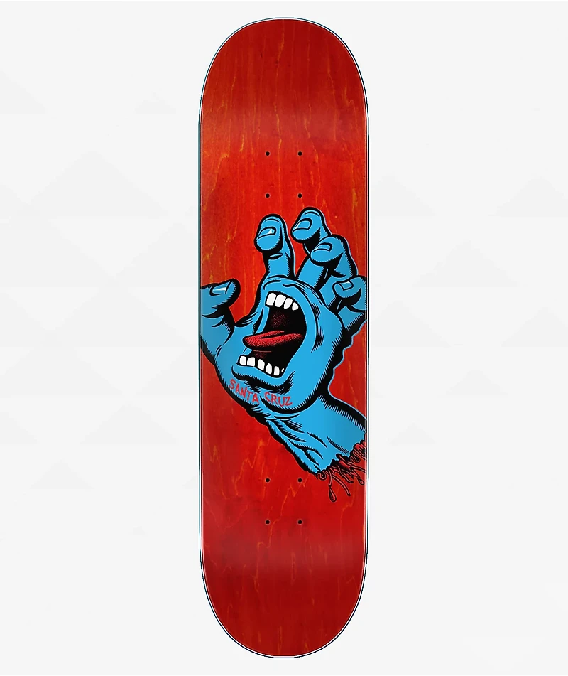 Santa Cruz Screaming Hand 8.0" Skateboard Deck