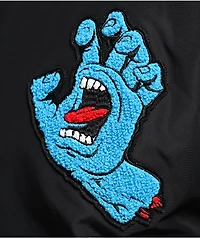 Santa Cruz Screaming Hand Black Stadium Jacket