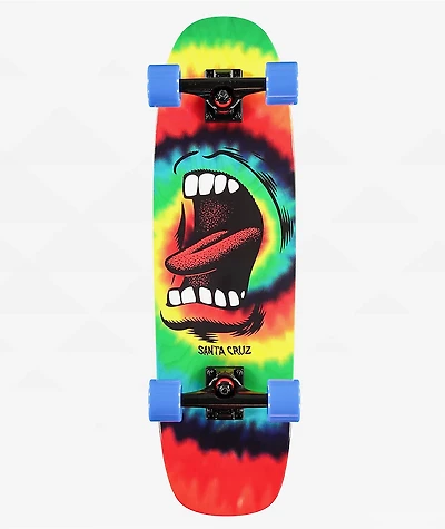 Santa Cruz Screaming Mouth 8.4" Cruiser Skateboard Complete
