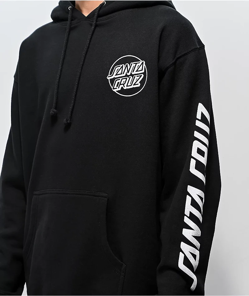 Santa Cruz Screaming Skull Black Hoodie