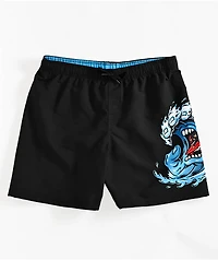 Santa Cruz Screaming Wave Black Board shorts