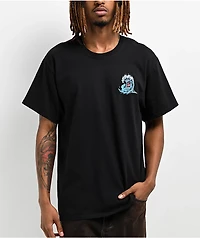Santa Cruz Screaming Wave Black T-Shirt