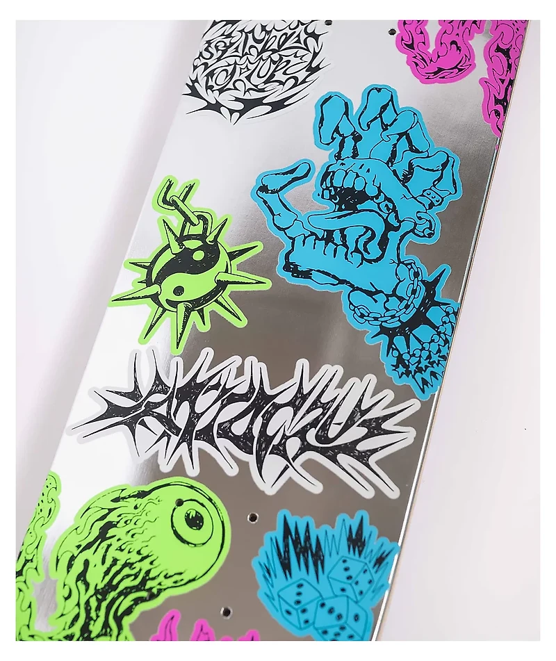 Santa Cruz Scribble Flash FeelBase 8.0" Skateboard Deck