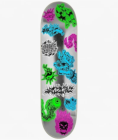 Santa Cruz Scribble Flash FeelBase 8.0" Skateboard Deck