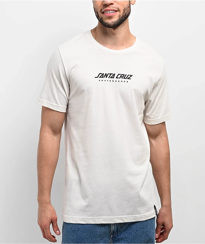 Santa Cruz Serpent Japanese Dot White T-Shirt