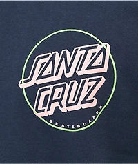Santa Cruz Slasher Flip Navy Long Sleeve T-Shirt