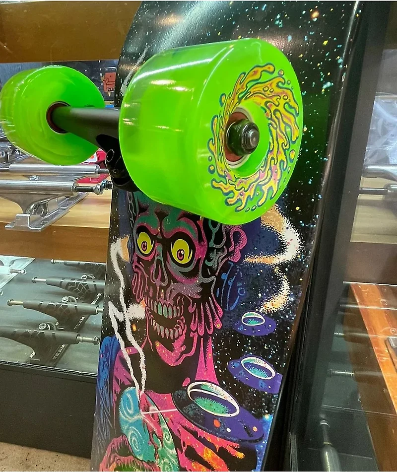 Santa Cruz Slime Balls OG 66mm 78a Translucent Green Cruiser Wheels