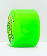 Santa Cruz Slime Balls OG 66mm 78a Translucent Green Cruiser Wheels