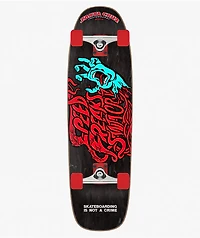 Santa Cruz Speed Freaks Hand Street 29" Cruiser Skateboard Complete