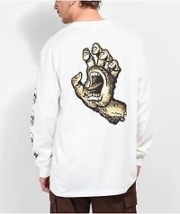 Santa Cruz Street Creep Hand White Long Sleeve T-shirt