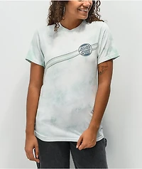 Santa Cruz Street Dot Green Tie Dye T-Shirt
