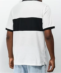 Santa Cruz Strip Block Off-White & Black Polo Shirt