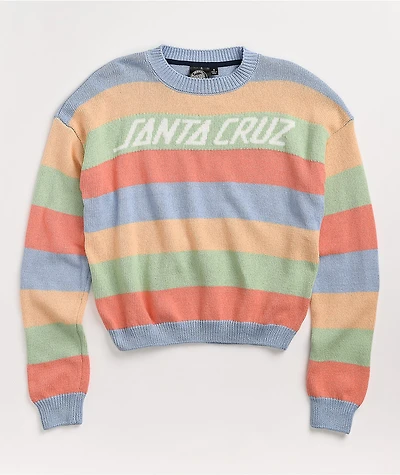 Santa Cruz Stripe Crewneck Sweatshirt