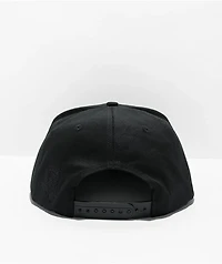 Santa Cruz Sun Down Ray Strip Black Snapback Hat