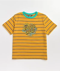 Santa Cruz Sunflower Dot Yellow Stripe T-Shirt