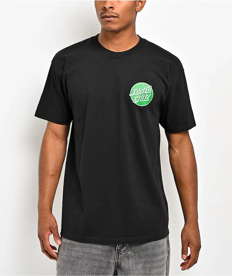 Santa Cruz Thermal Hand Black T-Shirt