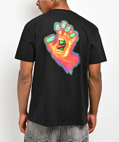 Santa Cruz Thermal Hand Black T-Shirt
