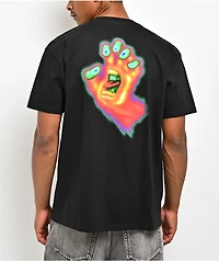 Santa Cruz Thermal Hand Black T-Shirt