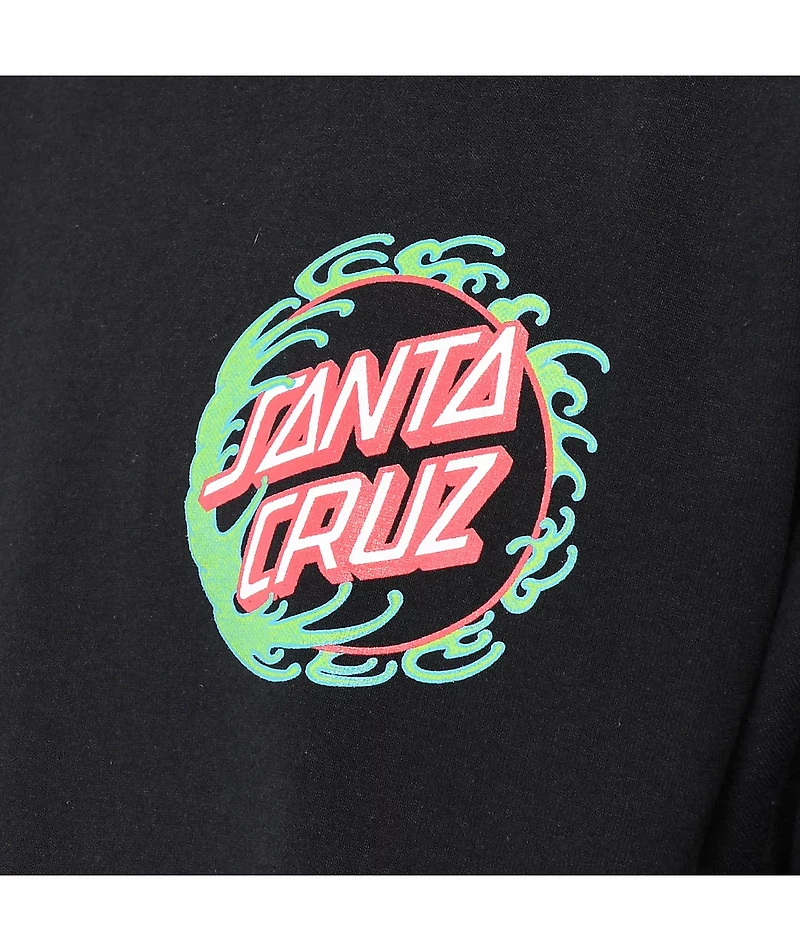 Santa Cruz Tidal Dot Black T-Shirt