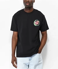 Santa Cruz Tidal Dot Black T-Shirt