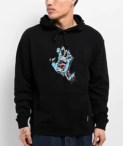 Santa Cruz Torn Hand Black Hoodie