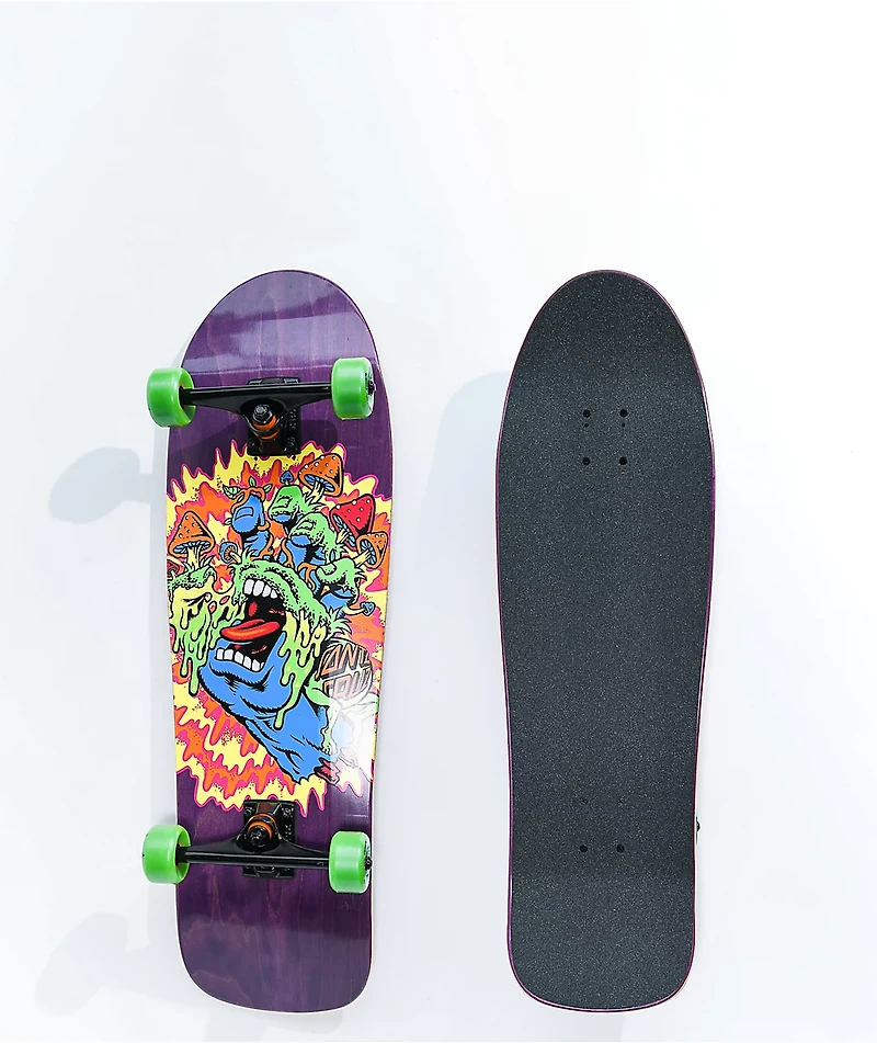 Santa Cruz Toxic Hand 32" Cruiser Skateboard Complete