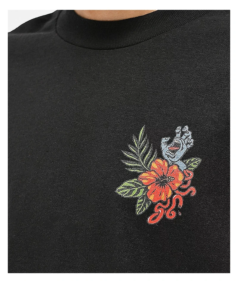 Santa Cruz Vacation Dot Black T-Shirt