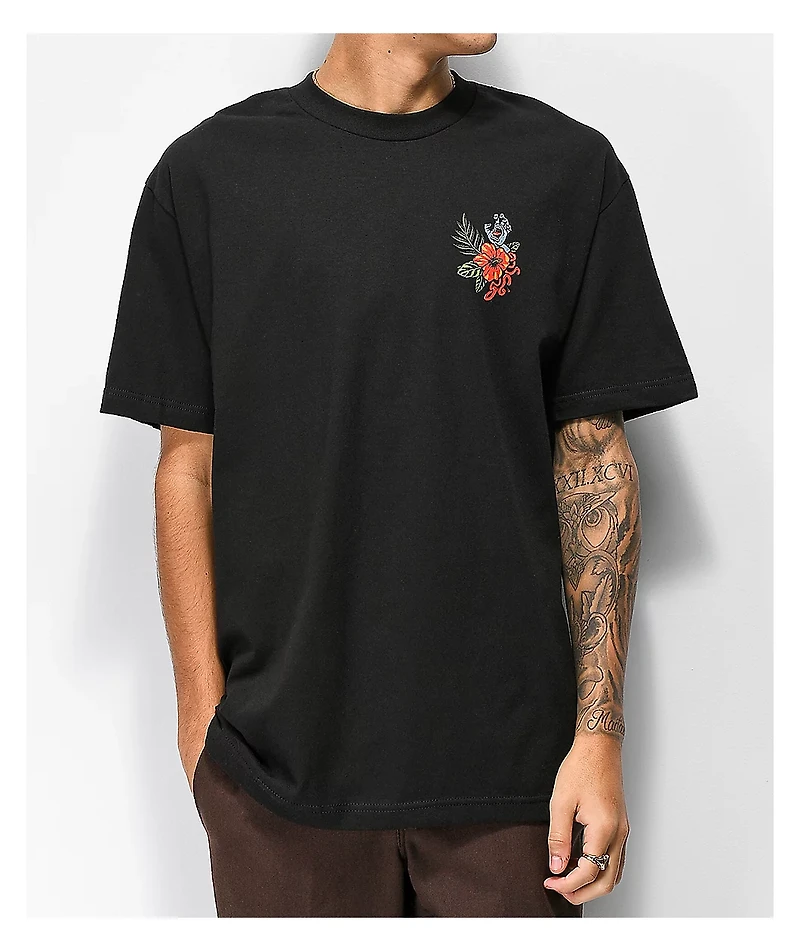 Santa Cruz Vacation Dot Black T-Shirt
