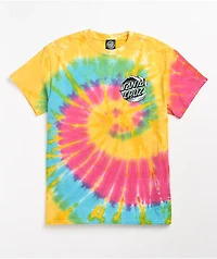 Santa Cruz Wave Dot Aurora Tie Dye T-Shirt