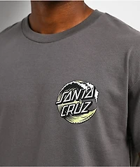 Santa Cruz Wave Dot Charcoal T-Shirt