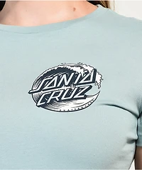 Santa Cruz Wave Dot Dusty Blue T-Shirt