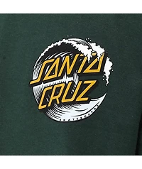 Santa Cruz Wave Dot Forest Green T-Shirt