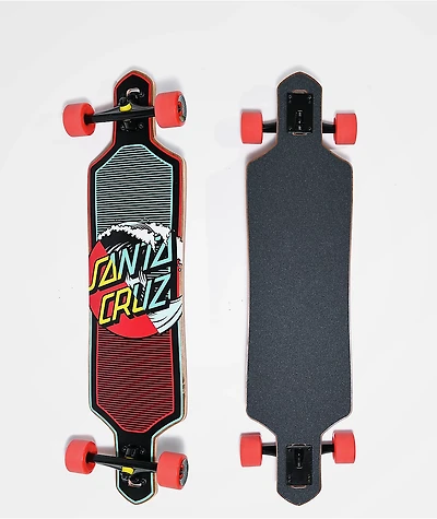 Santa Cruz Wave Dot Splice 36" Drop Through Longboard Complete
