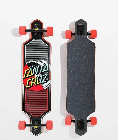 Santa Cruz Wave Dot Splice 36" Drop Through Longboard Complete