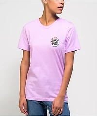 Santa Cruz Wave Dot Splice Lilac T-Shirt