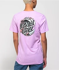 Santa Cruz Wave Dot Splice Lilac T-Shirt