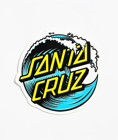 Santa Cruz Wave Dot Sticker