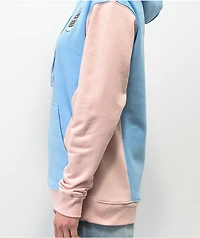 Santa Cruz Wave Poppy Splice Light Blue & Blush Hoodie