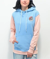 Santa Cruz Wave Poppy Splice Light Blue & Blush Hoodie