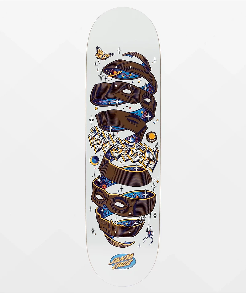 Santa Cruz Wooten Unwound VX 8.5" Skateboard Deck