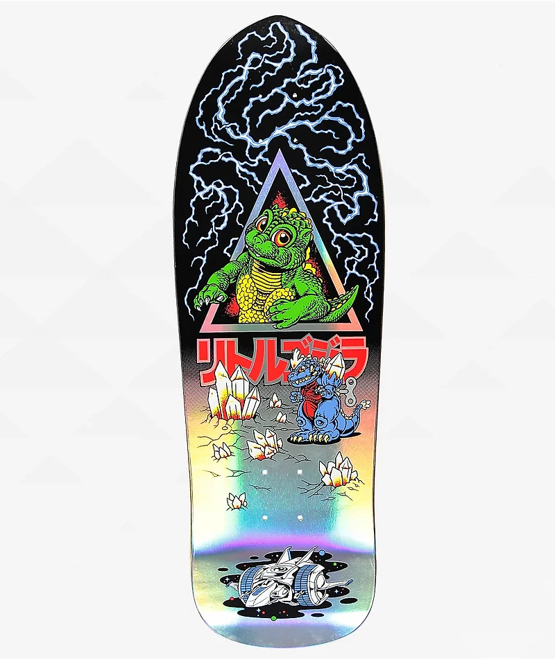 Santa Cruz x Godzilla Jr. Natas 9.8" Skateboard Deck