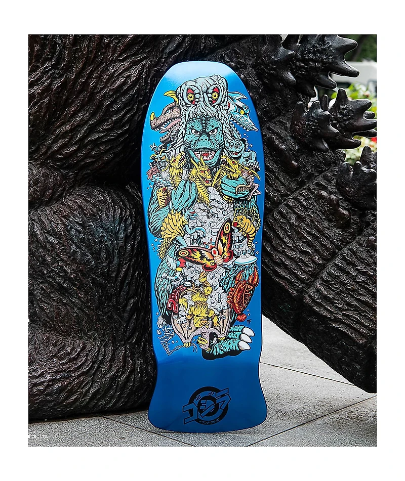 Santa Cruz x Godzilla Kaiju Roskopp 10.12" Skateboard Deck