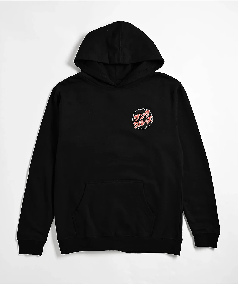 Santa Cruz x Godzilla Kids Destroyer Black Hoodie