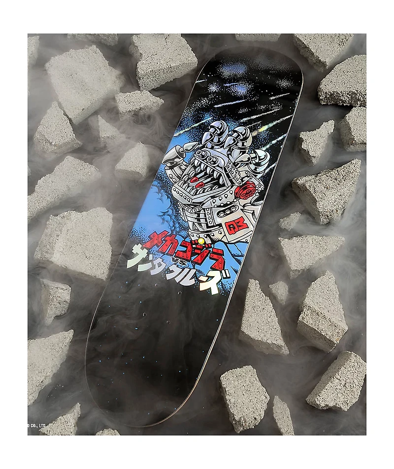 Santa Cruz x Godzilla Mecha Hand 8.0" Skateboard Deck