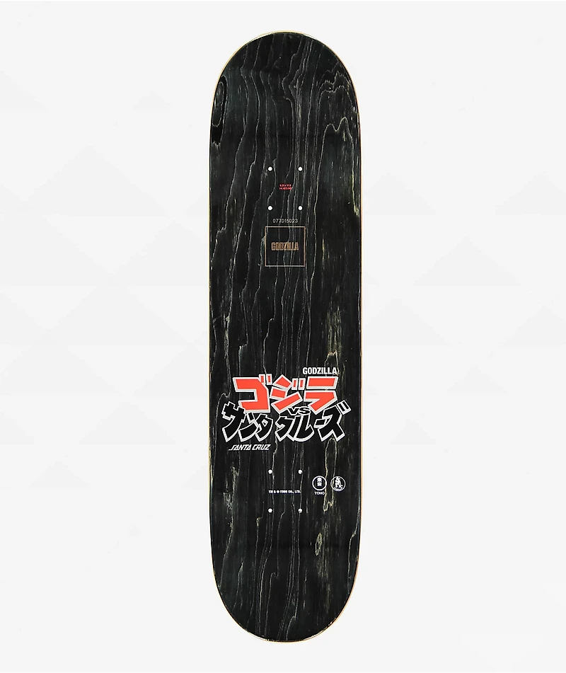 Santa Cruz x Godzilla O'Brien Reaper 8.25" Skateboard Deck