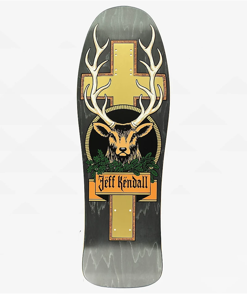 Santa Cruz x Jagermeister Kendall Deer Santa Reissue 10.18" Skateboard Deck
