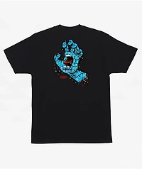 Santa Cruz x Stranger Things Screaming Lights Black T-Shirt